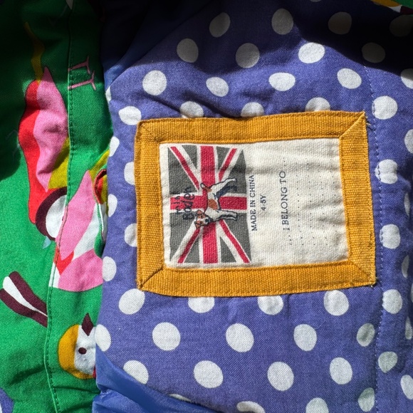 Mini Boden MiniBoden insulated bird parka jacket 4-5 - Picture 2 of 3